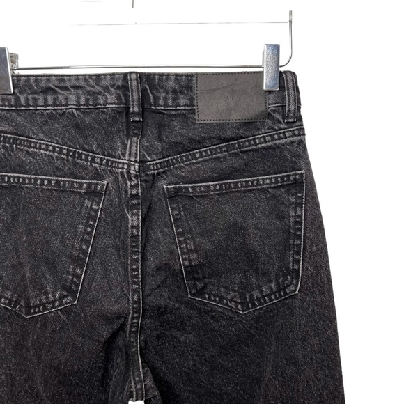 Zara High Rise Black Wash 100% Cotton Women’s Jeans Sz 4 - Picture 10 of 11
